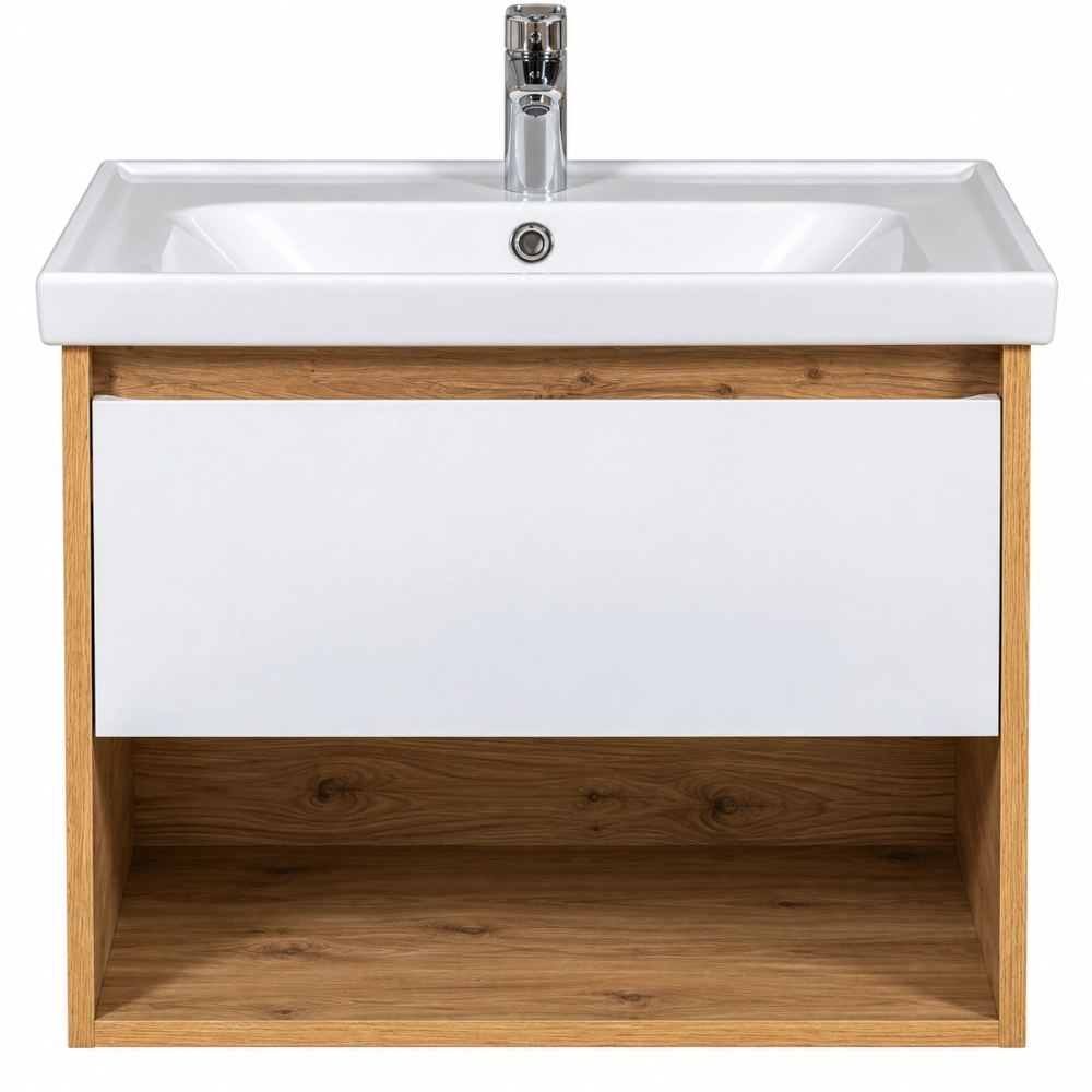 Mobilier baie suspendat cu lavoar, 70 cm, Edda SeviIya - imagine 4