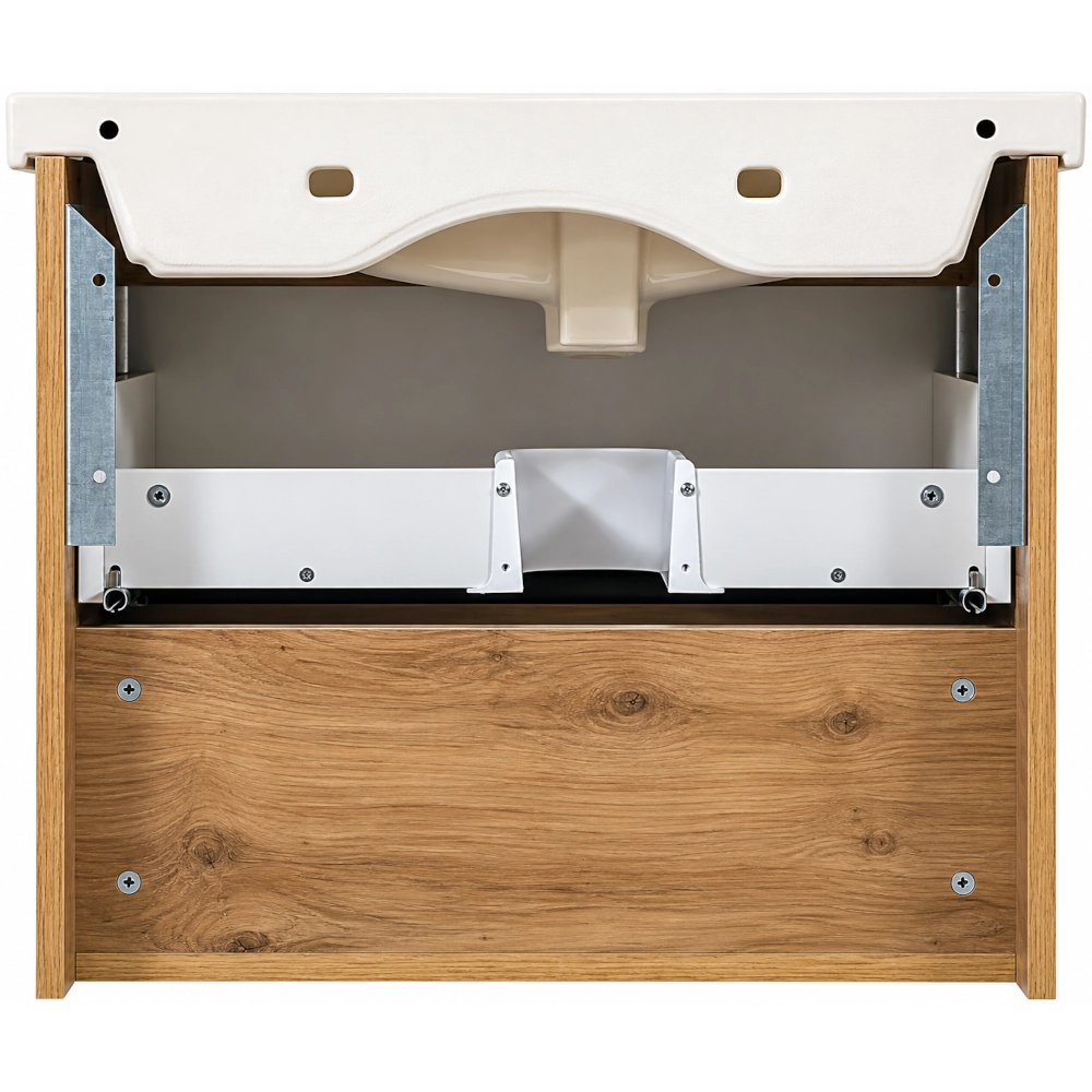 Mobilier baie suspendat cu lavoar, 70 cm, Edda SeviIya - imagine 6