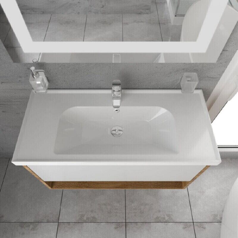 Mobilier baie suspendat, EDDA SEVILYA, 70 cm - imagine 4