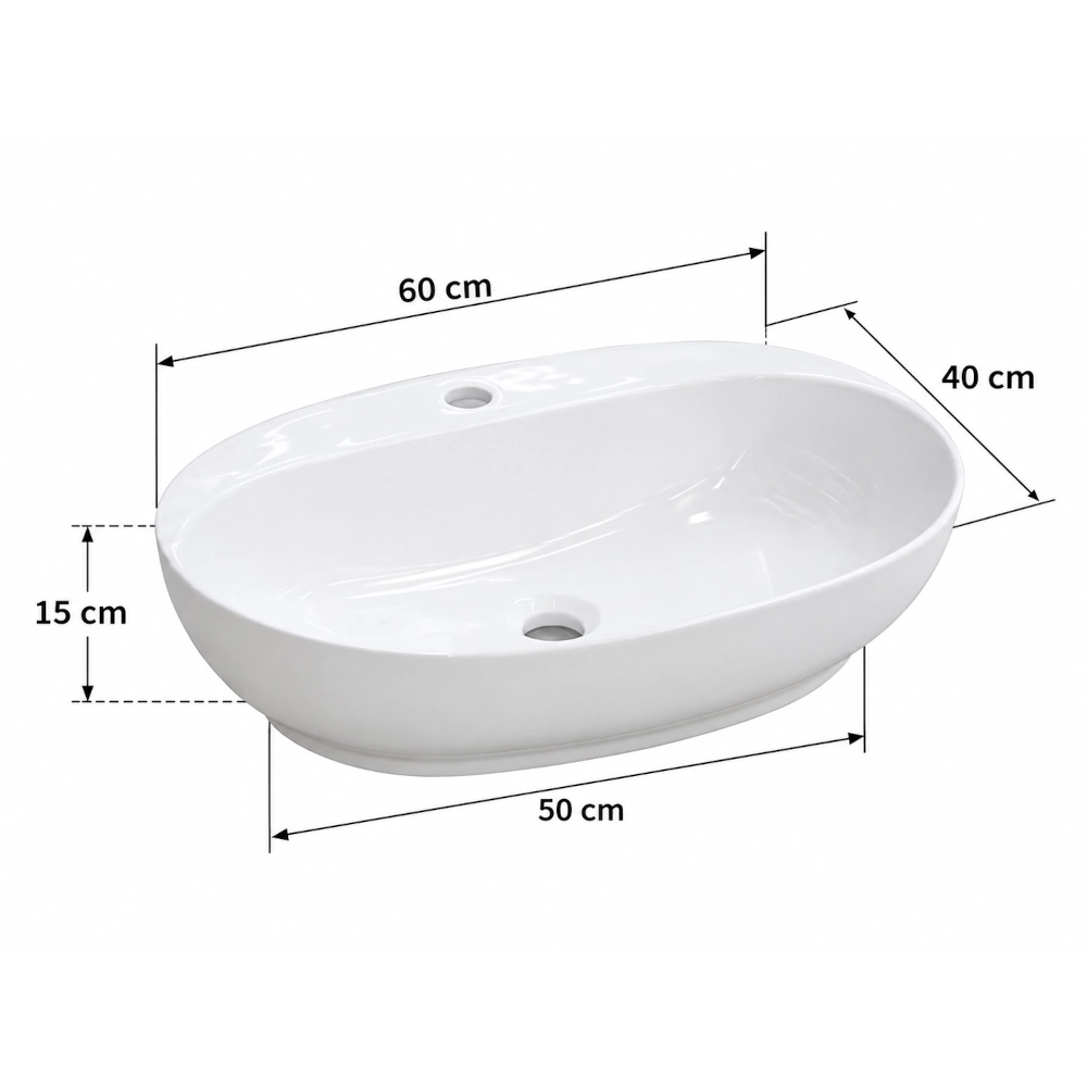 Mobilier baie cu lavoar, 100 cm, Rustik Antic - imagine 5