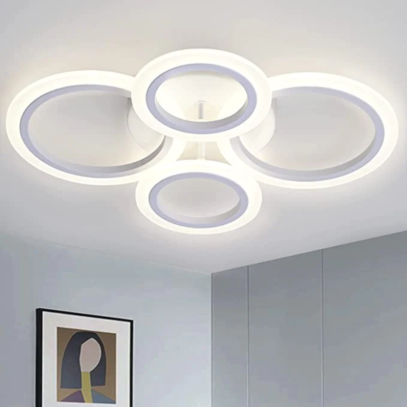 Plafonieră LED cu Telecomandă LT9501 1/2+2WH