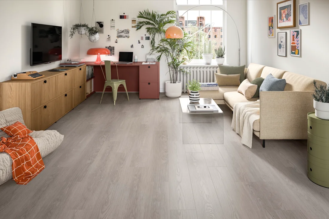 Parchet Laminat EGGER EL2135 Stejar Baronia gri 10 mm - imagine 3